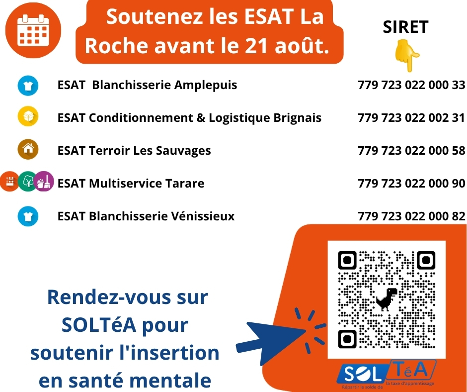 Visuel Identifiants SIRET ESAT La Roche